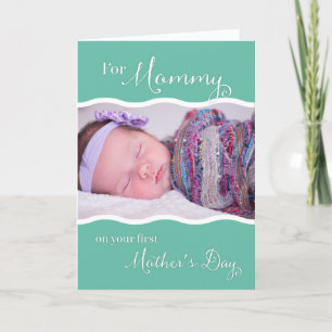 Cartão First Mother's Day For Mommy - Custom Photo