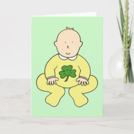 Cartão First St Patrick's Day for a Baby