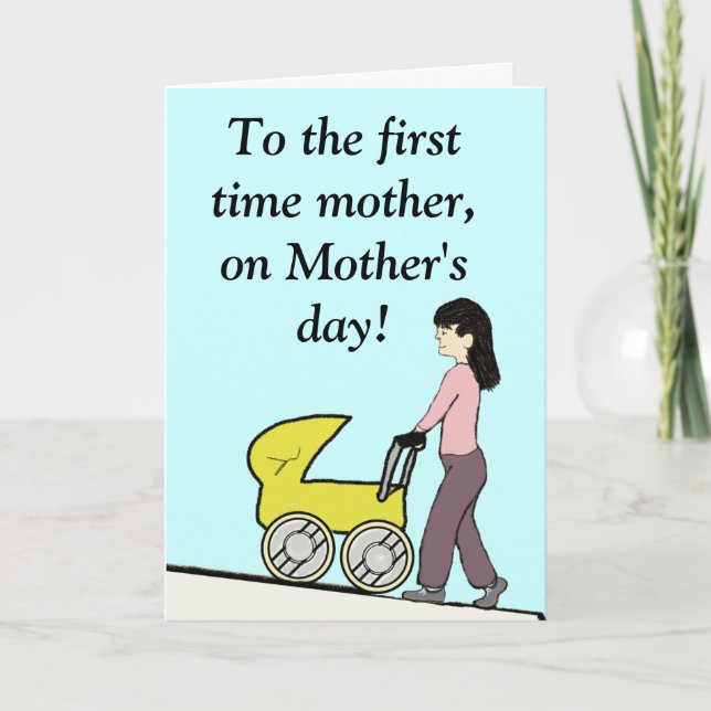 Cartão First time mother Card (Frente)