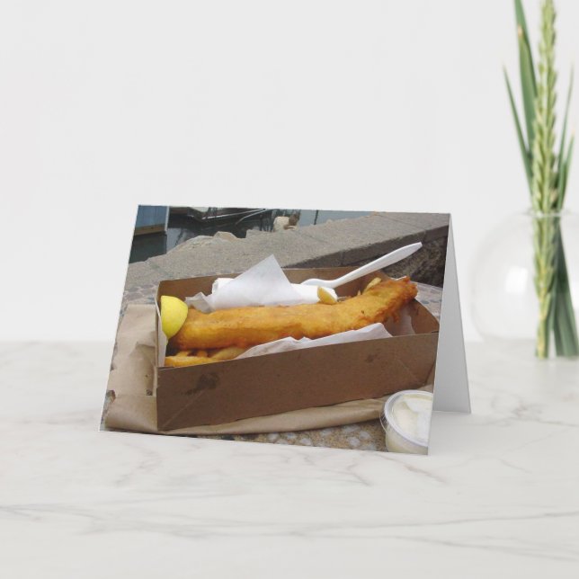 Cartão Fish Chips (Frente)