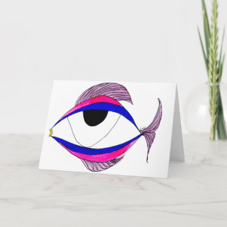 Cartão Fish Eye Notecard