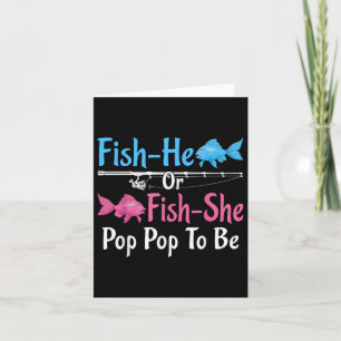 Cartão Fish-he Ou Fish-Ela Pop Para Ser O Gênero Reveza B