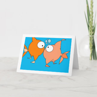 Cartão fish love card