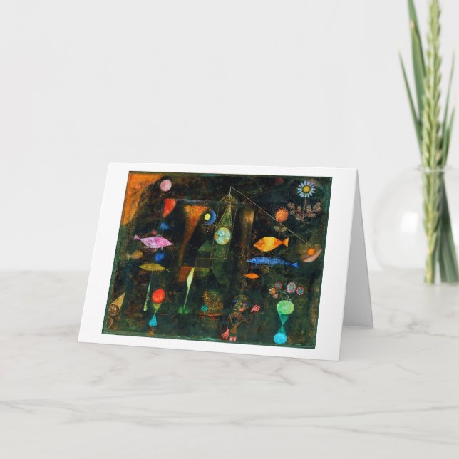 Cartão Fish Magic, Paul Klee (Frente)