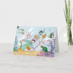 Cartão Fish Tank Card