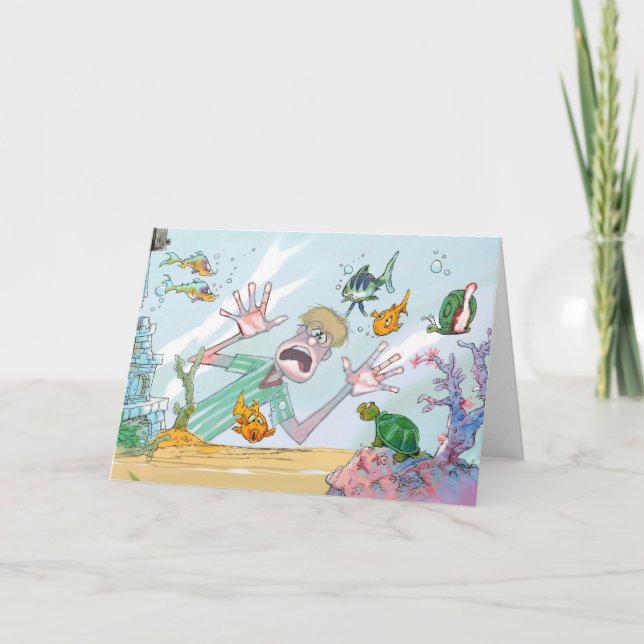 Cartão Fish Tank Card (Frente)