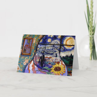 Cartão Fishbowl de Van Gogh
