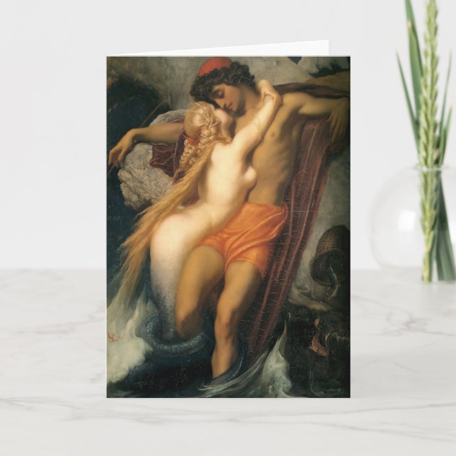 Cartão Fisherman and Siren (Frente)