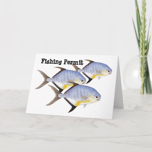 Cartão Fishing Permit (Frente)