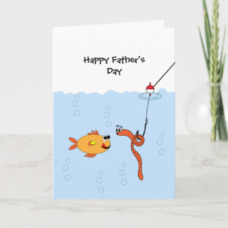 Cartão Fishing Theme Father's Day Card