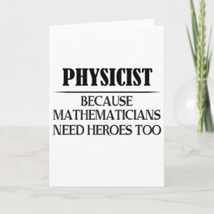 Cartão Físico - Porque Matemáticos Precisam De Heróis