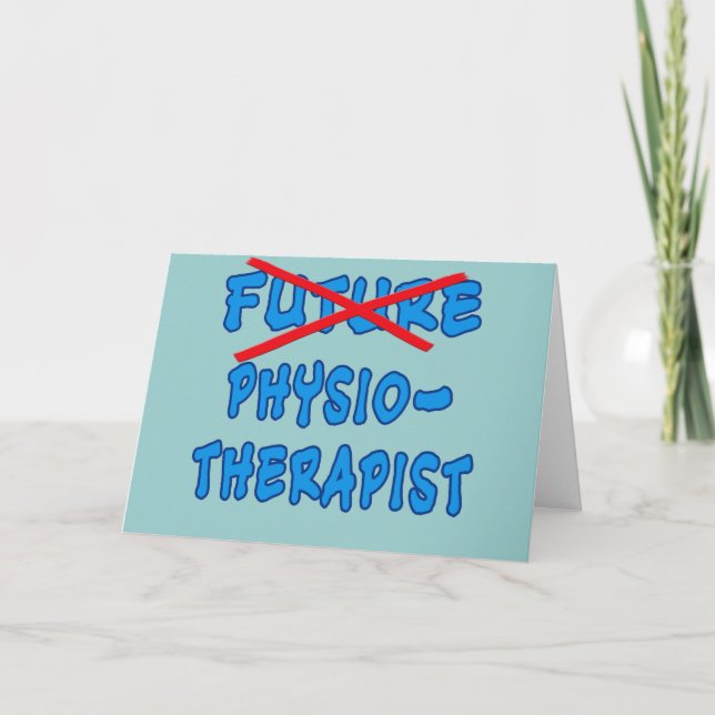 Cartão Fisioterapeuta Não Mais Futuro (Frente)