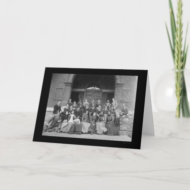 Cartão Fisk University in Nashville, TN 1900 (Frente)