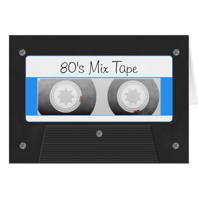 Cartão Fita Cassete (Frente horizontal)