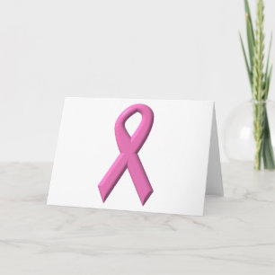 Cartão Fita da consciência do cancro da mama
