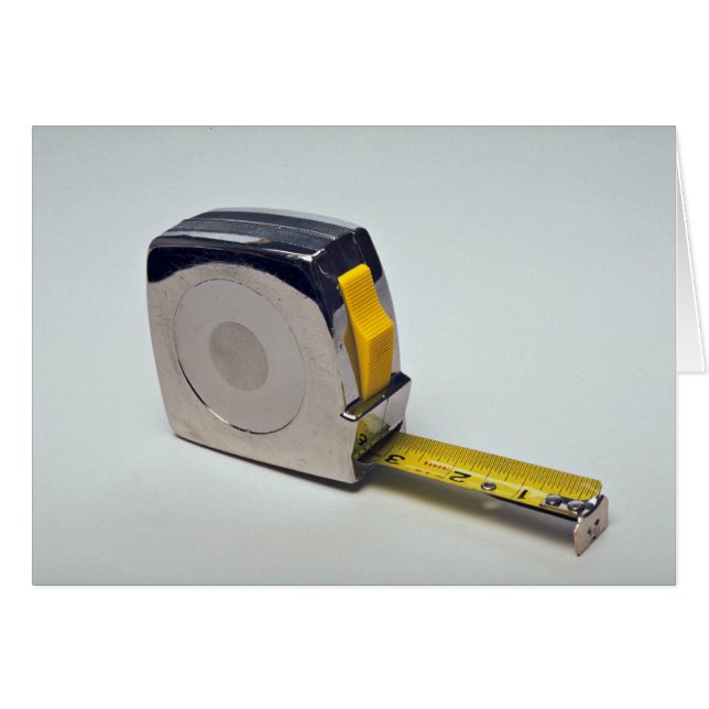 Cartão Fita para objetos de medição (Frente Horizontal)