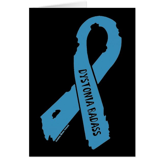 Cartão Fita rasgada/Badass... distonia (Frente)