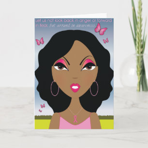 Cartão Fita Rosa - Consciência