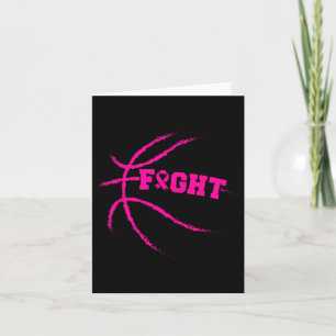 Cartão Fita Rosa, Jogador de Basquete de Luta contra o Ca