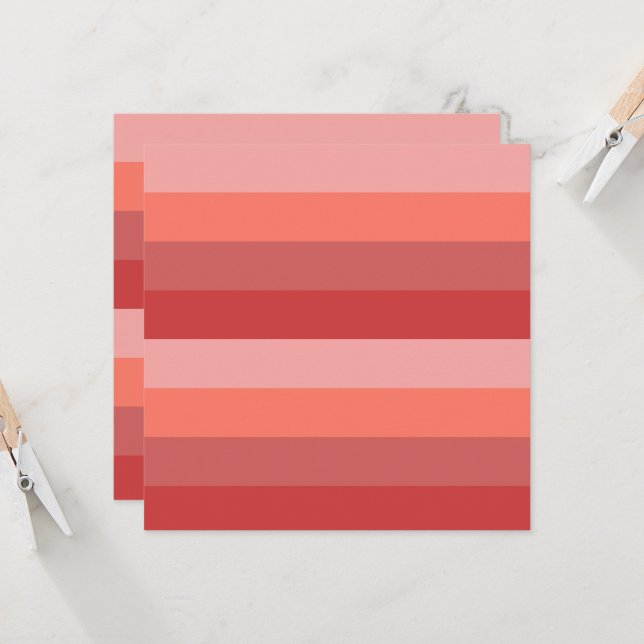 Cartão Fitas Cor-de-Rosa (Frente/Verso In Situ)