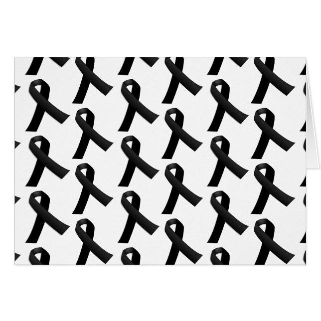 Cartão Fitas Pretas (Frente Horizontal)