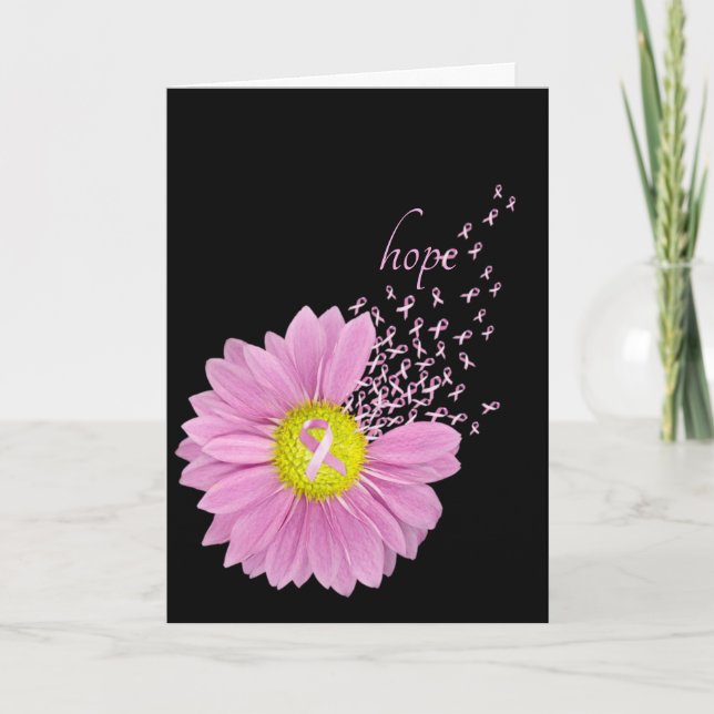 Cartão Fitas Rosa e Margarida (Frente)