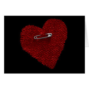 Cartão Fixado no Coração