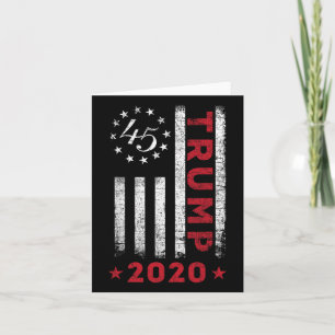 Cartão Flag Design Trump 2020-trump 2020 Men Women Gift