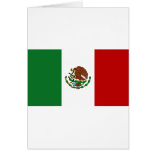 Cartão Flag of Mexico