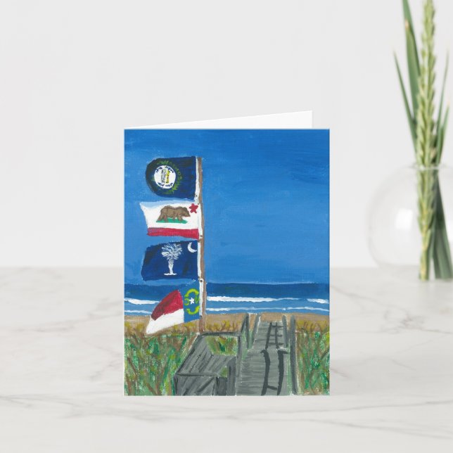 Cartão "Flags" Card from Canvas Justice (Frente)