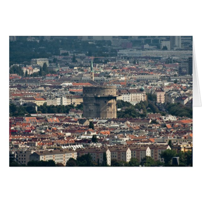 Cartão Flakturm Augarten (Frente Horizontal)