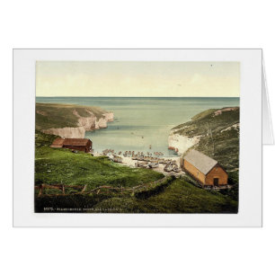Cartão Flamborough, aterragem do Mar do Norte, Yorkshire,