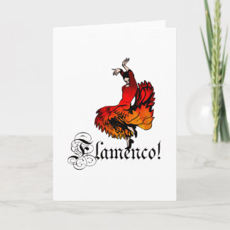 Cartão Flamenco Dancer