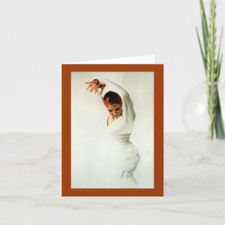 Cartão Flamenco Dancer
