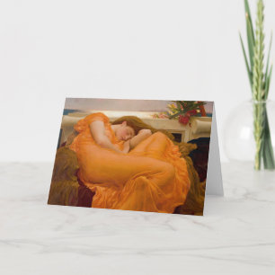 Cartão Flaming June - Frederic Lord Leighton