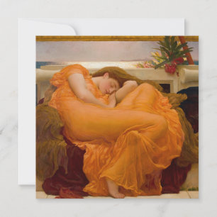 Cartão Flaming June (por Frederic Leighton)