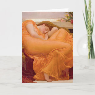 Cartão Flaming June Vintage Art