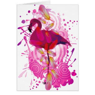 Cartão Flamingo