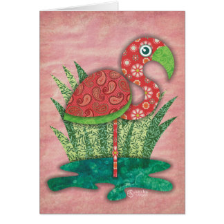 Cartão flamingo