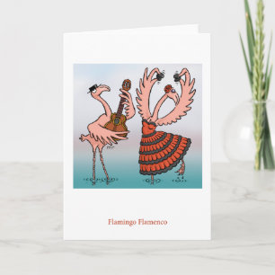 Cartão Flamingo Flamenco Card