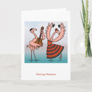 Cartão Flamingo Flamenco Card