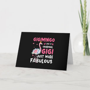 Cartão Flamingo Gigimingo Como Uma Nana Normal É Engraç