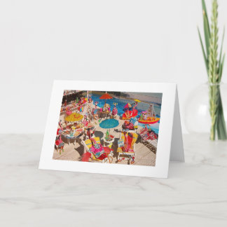 Cartão 'Flamingos!' for Note Card!