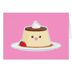 Cartão Flan feliz
