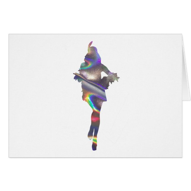 Cartão flaper holográfico (Frente Horizontal)