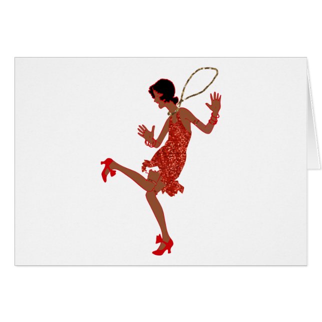 Cartão flaper preto sequencial vermelho (Frente Horizontal)