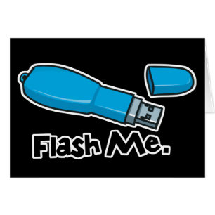 Cartão flash me design
