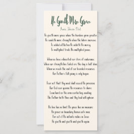 Cartão Flat Annie Johnson Flint Ele Deu Mais Graça