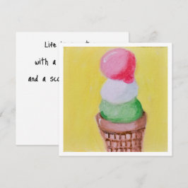 Cartão Flat Greeting Card