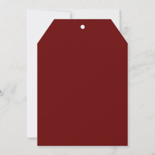 Cartão Flat Vermelho Sanguíneo